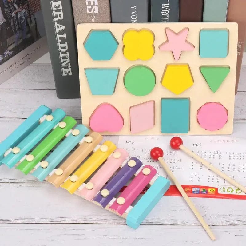 Baby Wooden Educational Montessori Toy - Essentialshouses