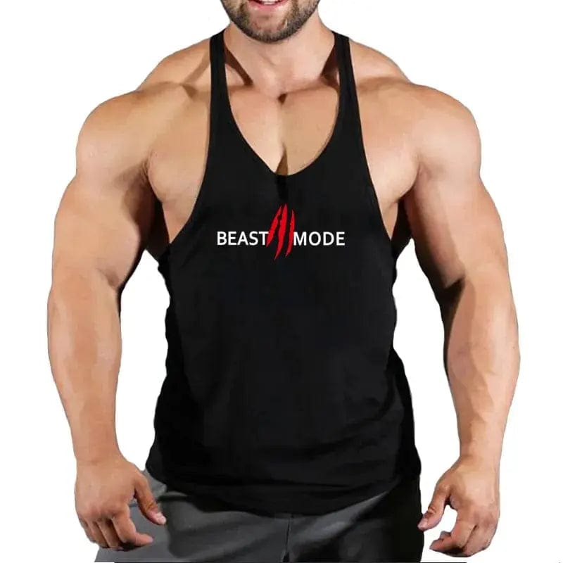 Essentialshouses BEAST MODE 1 / XL Men Gym Fitness Running Vest