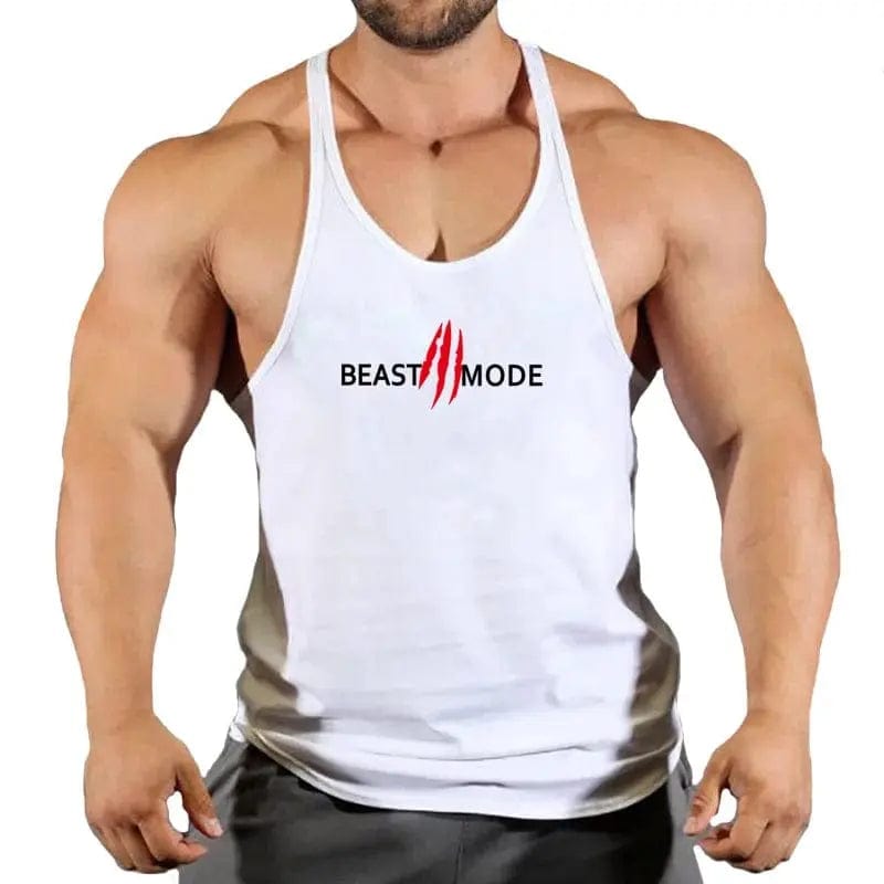 Essentialshouses BEAST MODE 2 / XL Men Gym Fitness Running Vest