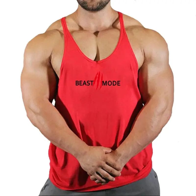 Essentialshouses BEAST MODE 3 / XL Men Gym Fitness Running Vest