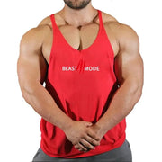 Essentialshouses BEAST MODE 4 / XL Men Gym Fitness Running Vest