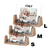Essentialshouses Beech / L 21.7cmx15.5cm Custom Couple Picture Frame