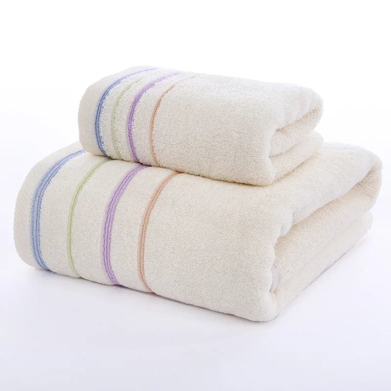 Essentialshouses Beige / 70x140cm 🛁 Ultra Soft Large Bath Towel Set – 100% Cotton