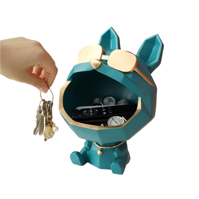 Essentialshouses 🐶Big-Mouth French Bulldog Storage Box – Resin Decor