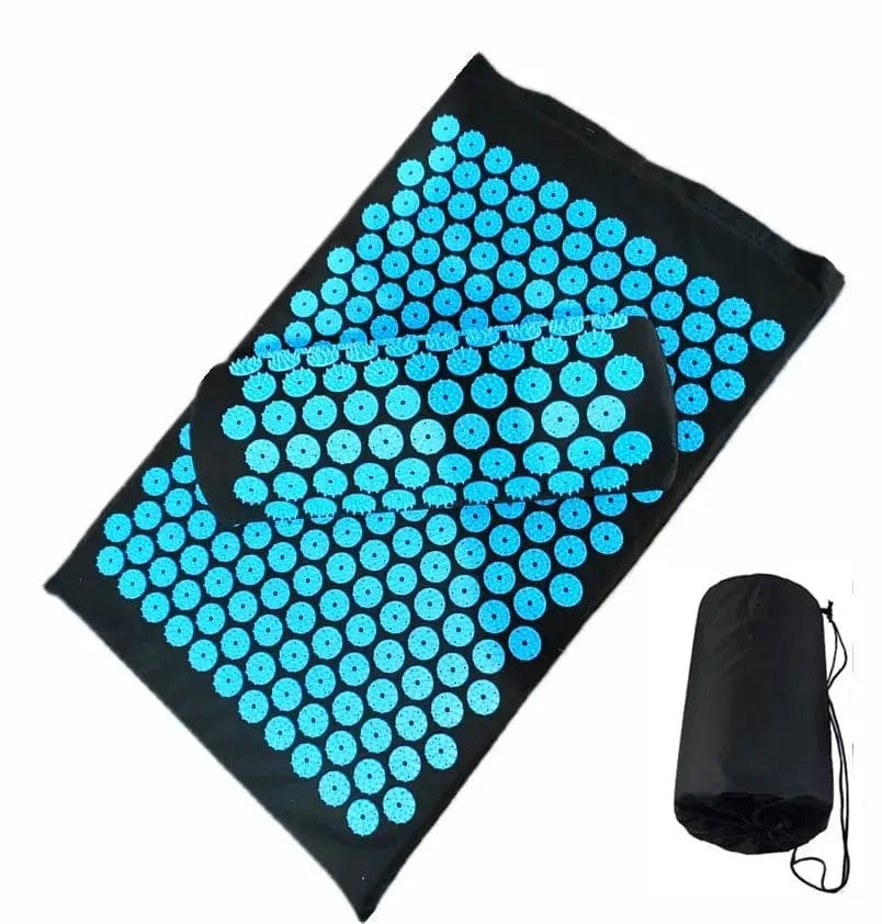 Essentialshouses Black blue Series 6 Acupuncture Massage Yoga Mat