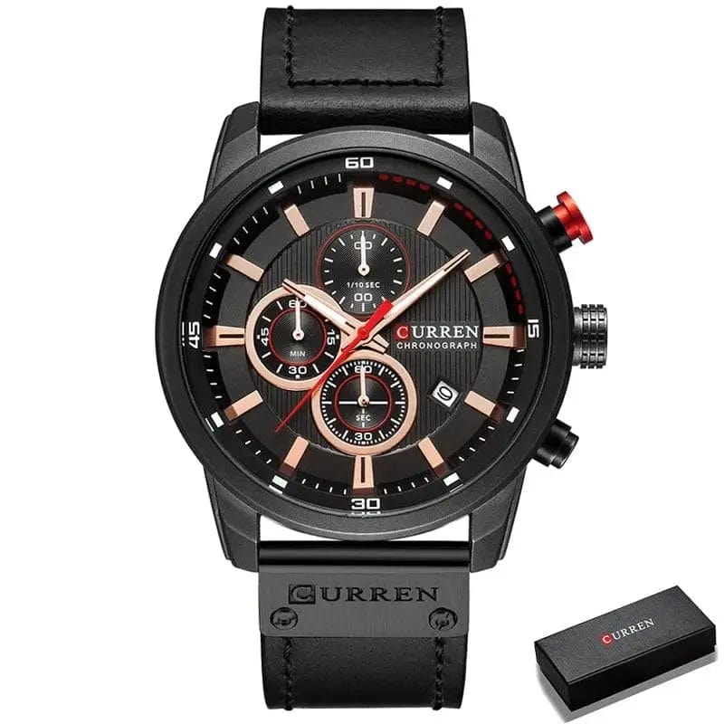 Essentialshouses black box Luxury Chronograph Quartz Watch