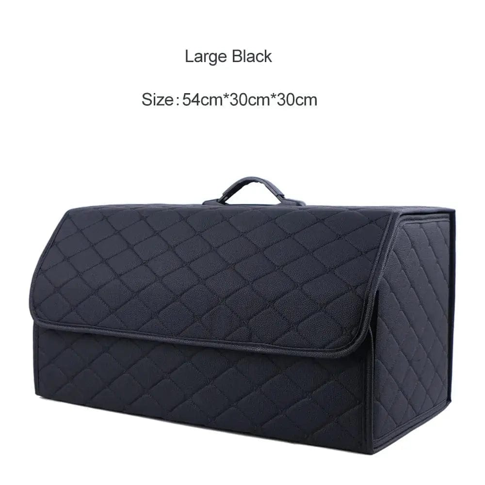 Essentialshouses Black-Large Car Trunk Large Capacity Organizer Box