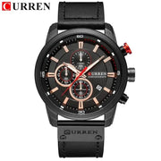Essentialshouses black Luxury Chronograph Quartz Watch