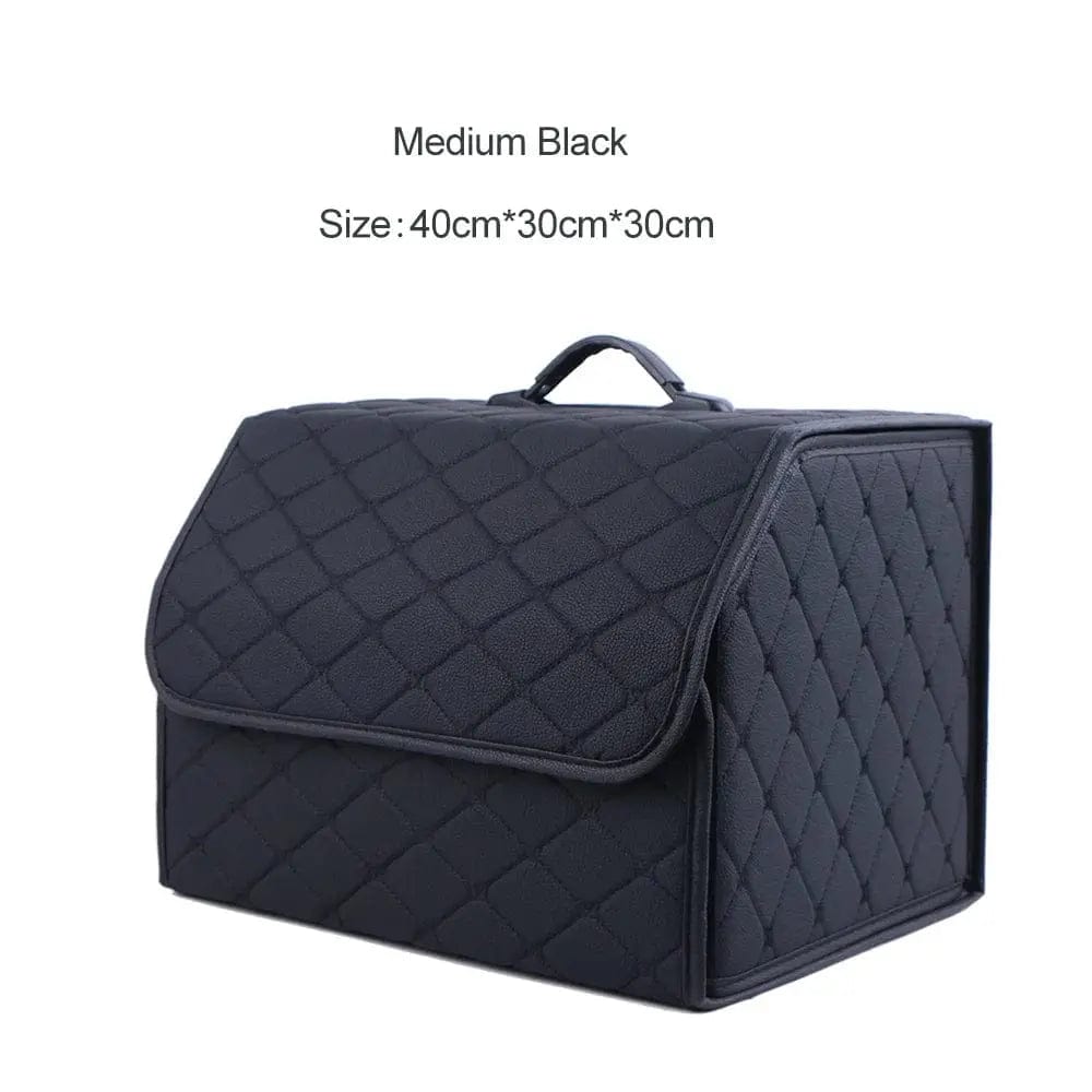 Essentialshouses Black-Medium Car Trunk Large Capacity Organizer Box