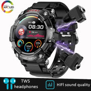 Essentialshouses black New TWS Earphone Smartwatch