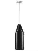 Essentialshouses Black Rechargeable Milk Frother – Handheld Coffee Whisk and Egg Beater