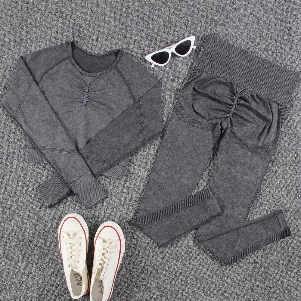 Woman Gym Casual Sport Pants Suit - Essentialshouses