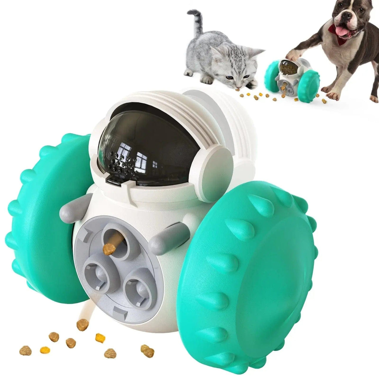 Essentialshouses Blue Dog Tumbler Food Interactive Toy