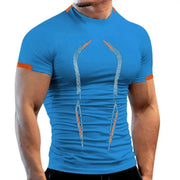 Essentialshouses Blue / M Men's Summer Comfortable Tight T-Shirt