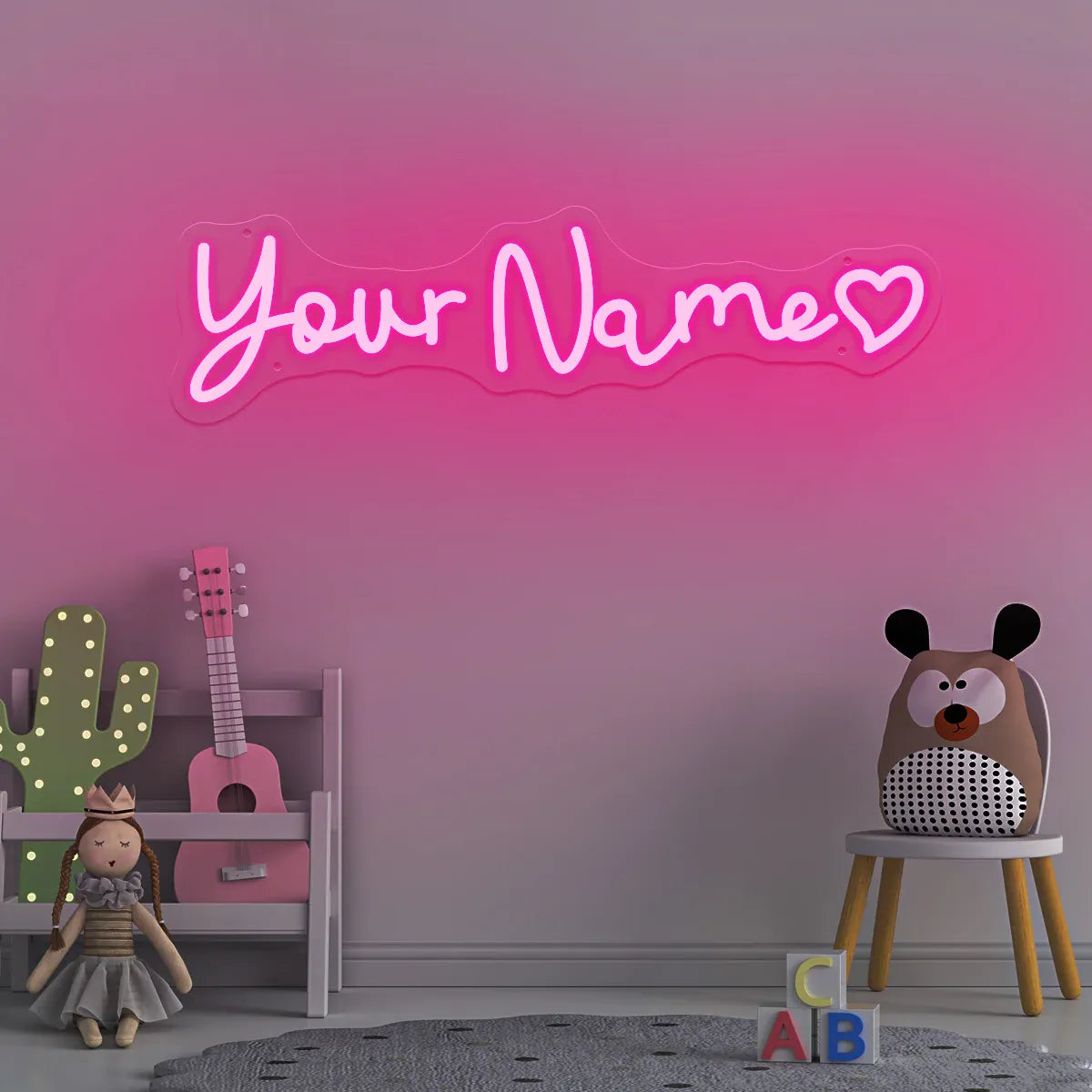 Essentialshouses Blue / Only text / 1 line 35cm 6 letter Custom Neon Sign Led Name Light for Kids Name Custom Signs Teenage Gift Led Neon Sign for Wall Decor Bedroom Decor Personalized