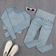 Woman Gym Casual Sport Pants Suit - Essentialshouses