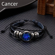 Essentialshouses BR22Y0338-11 Zodiac Sign Charm Luminous Bracelets