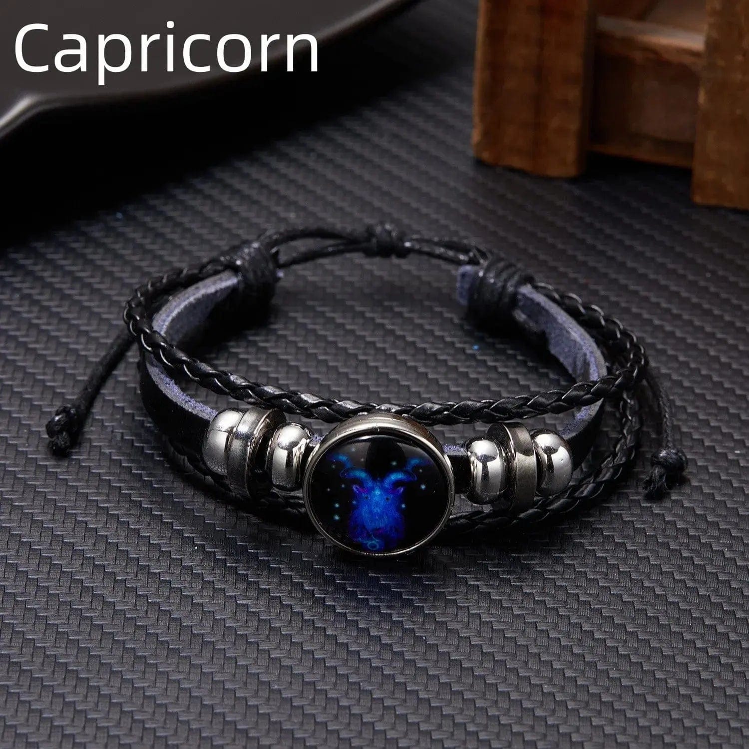 Essentialshouses BR22Y0338-9 Zodiac Sign Charm Luminous Bracelets