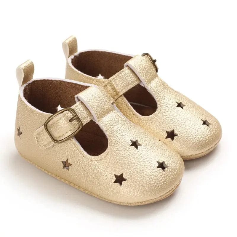 Golden Comfortable Soft Walking Shoes - Essentialshouses