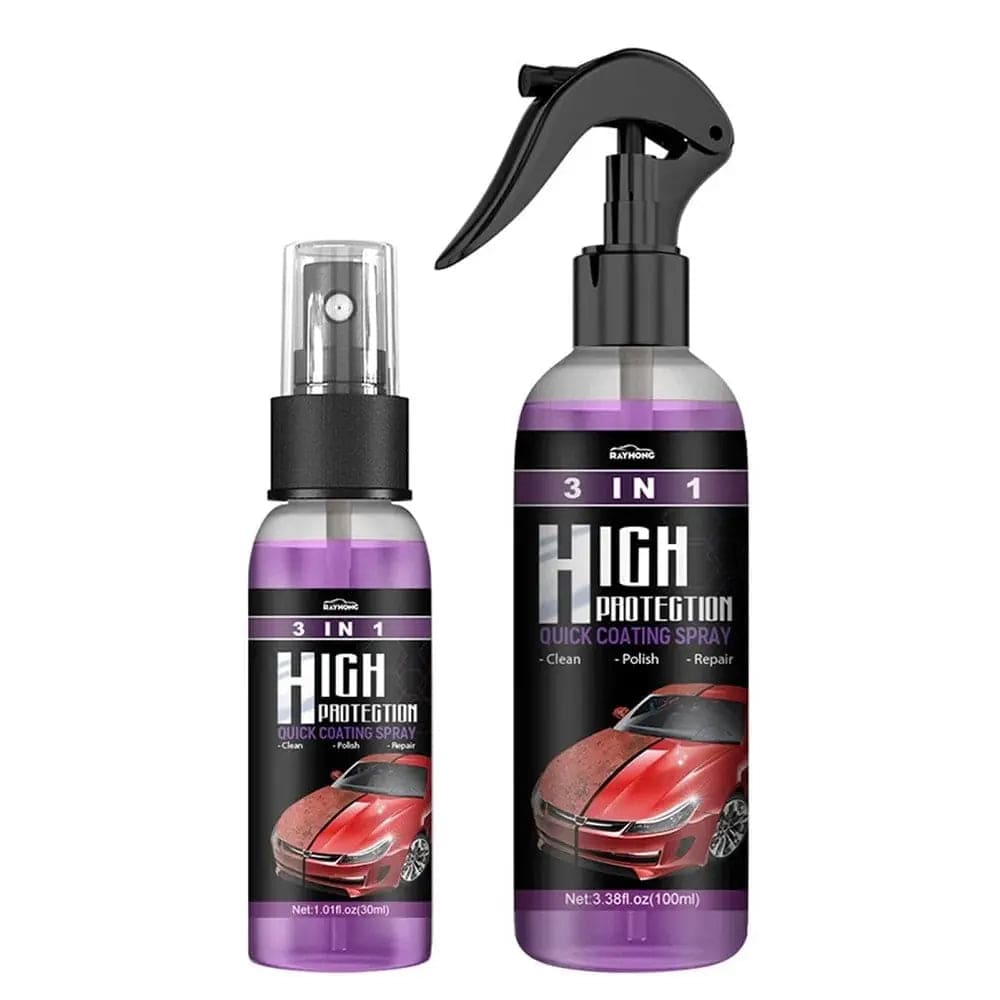 Car 3 In 1 Ceramic Coating Spray - Essentialshouses