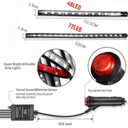 Essentialshouses Car Interior Ambient Foot Strip Light Kit
