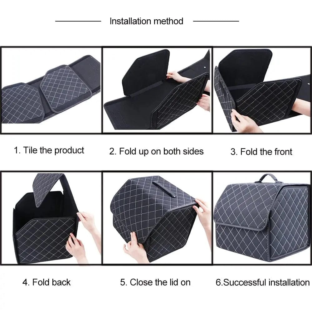 Essentialshouses Car Trunk Large Capacity Organizer Box