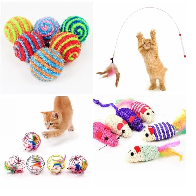 Essentialshouses Cat Mouse Cage Bell Toy