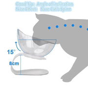 Essentialshouses Cat Non-Slip Double Food Bowl