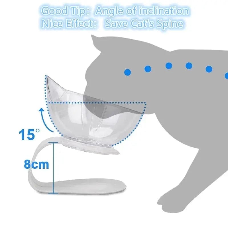 Essentialshouses Cat Non-Slip Double Food Bowl