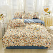 Essentialshouses chunrihuayuantu / Single 3pcs Floral Printed Bedding Set