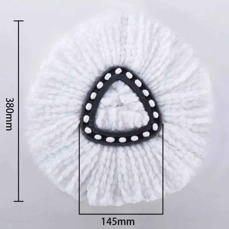 Essentialshouses Cleaning Universal Spin Mop Refill Heads – Compatible with Vileda & More (1/3/5/10 Pack)