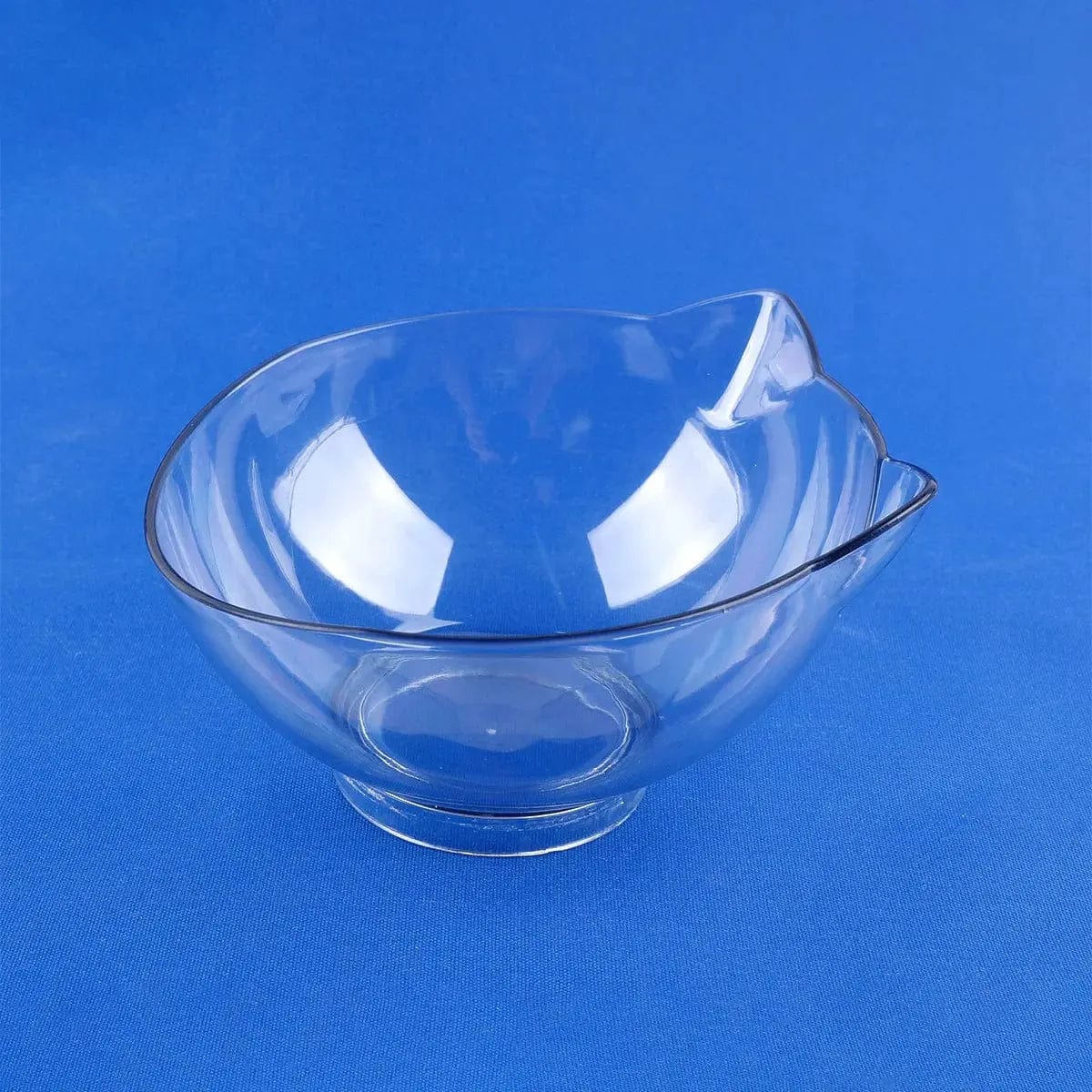 Essentialshouses Clear Without Stand Cat Non-Slip Double Food Bowl