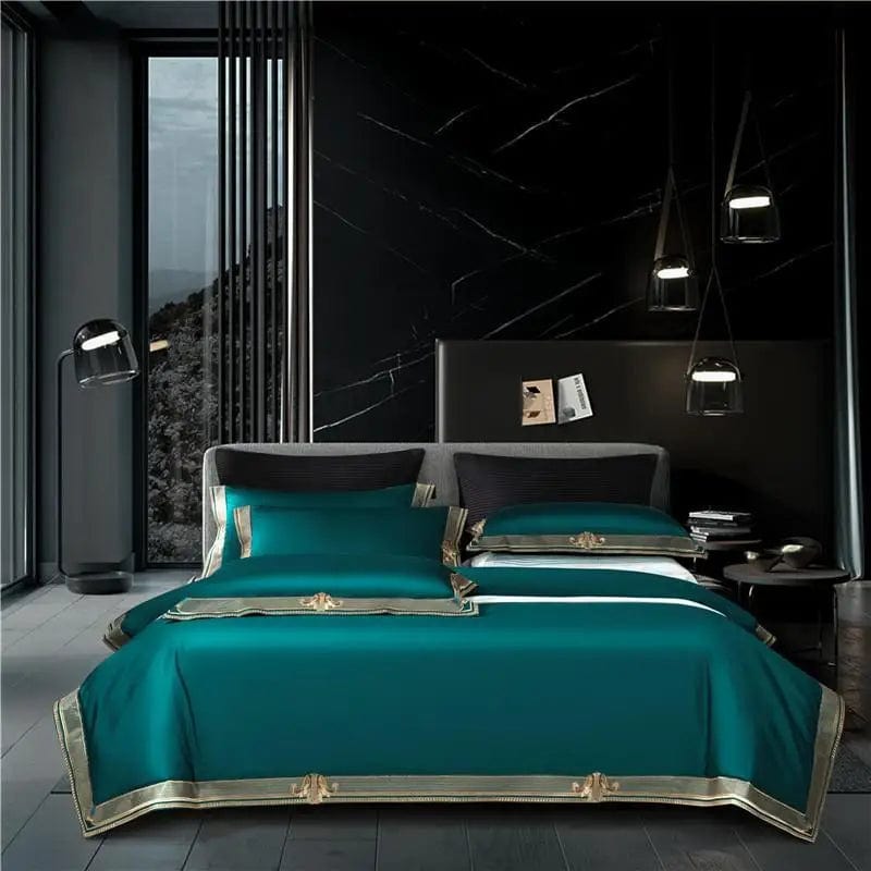 Essentialshouses Color 1 / Super King size 4Pcs High End 1000TC Egyptian Bedding set