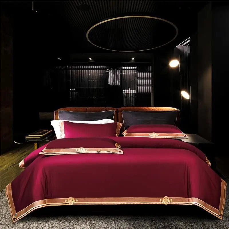 Essentialshouses Color 4 / Super King size 4Pcs High End 1000TC Egyptian Bedding set