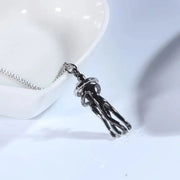 Essentialshouses Couple Hugging Pendant Necklace