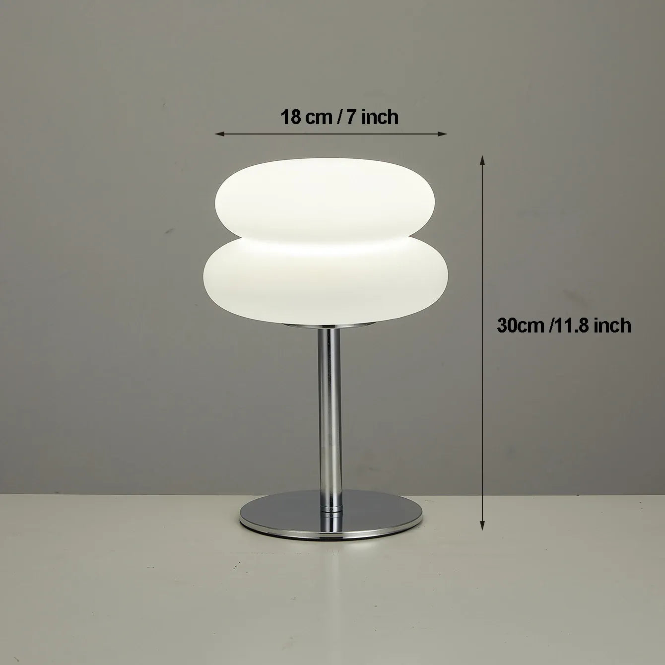 Essentialshouses Cream table lamp plastic lampshade bedroom bedside decorative lamp USB plug tri color dimming living room study atmosphere light