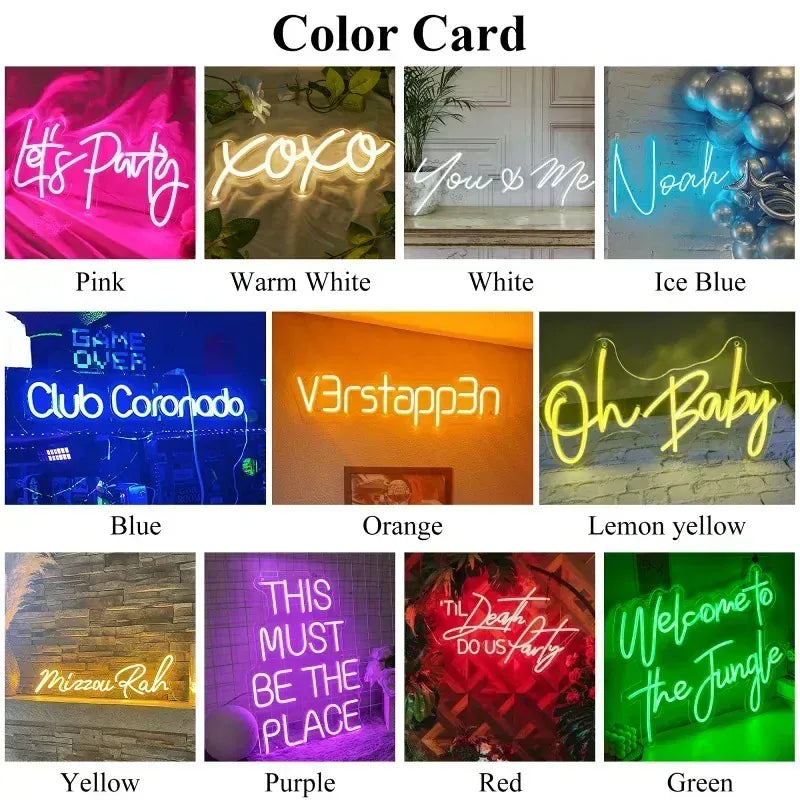 Essentialshouses Custom Neon Sign Led Name Light for Kids Name Custom Signs Teenage Gift Led Neon Sign for Wall Decor Bedroom Decor Personalized