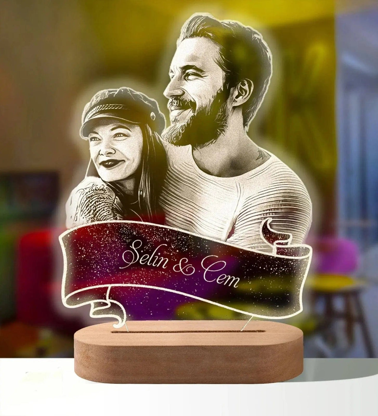 Essentialshouses Custom Photo 3D Photo Lamp