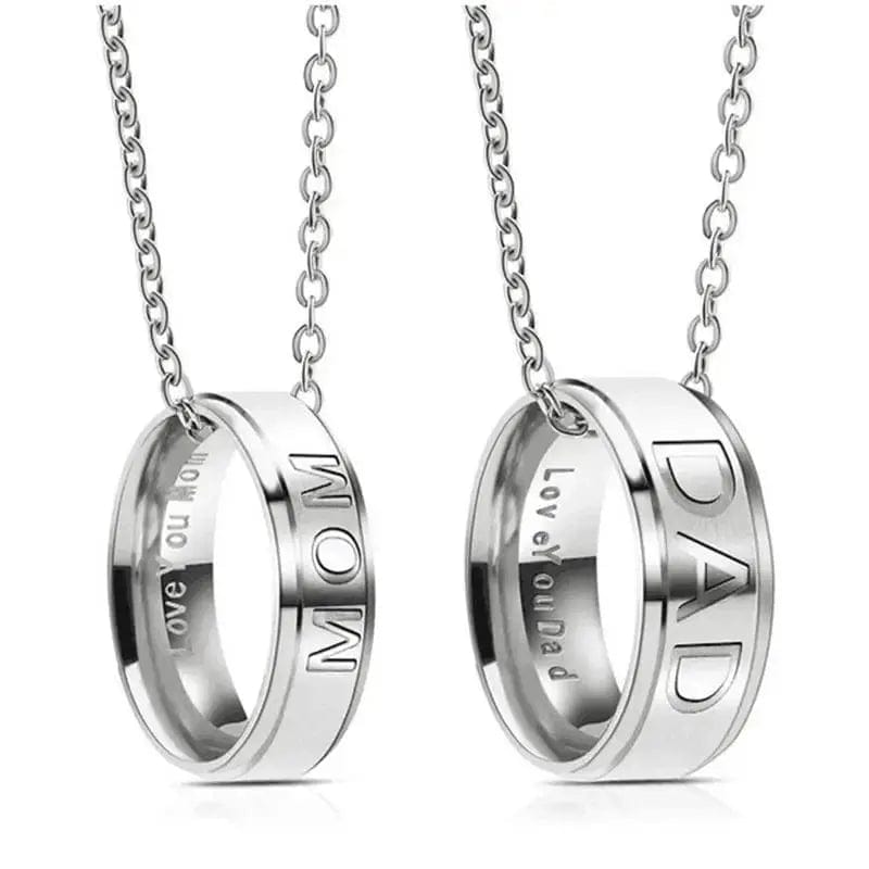 Dad Mom Titanium steel Necklace - Essentialshouses