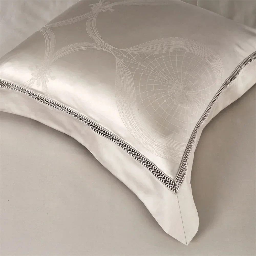 Essentialshouses Dark Golden Satin Duvet Cover Set