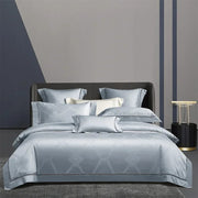 Essentialshouses Dark Golden Satin Duvet Cover Set