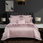 Essentialshouses Dark Golden Satin Duvet Cover Set