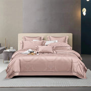 Essentialshouses Dark Golden Satin Duvet Cover Set