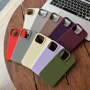Dark Purple Liquid Silicone Phone Case - Essentialshouses