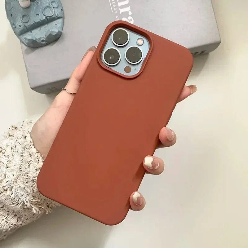 Dark Purple Liquid Silicone Phone Case - Essentialshouses