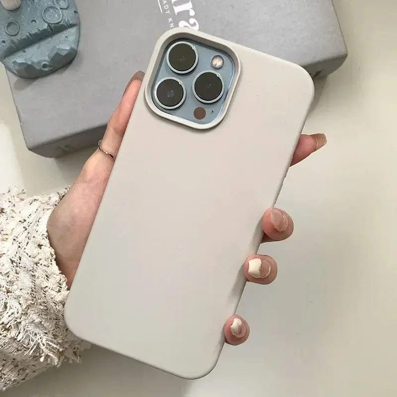 Dark Purple Liquid Silicone Phone Case - Essentialshouses