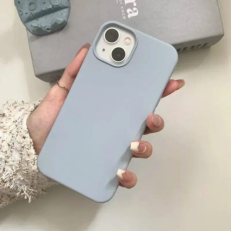Dark Purple Liquid Silicone Phone Case - Essentialshouses
