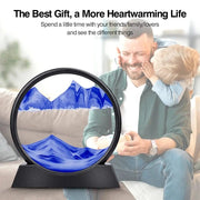 Essentialshouses 🌊Deep Sea Sand Art Frame – 7–12″ Kinetic Hourglass