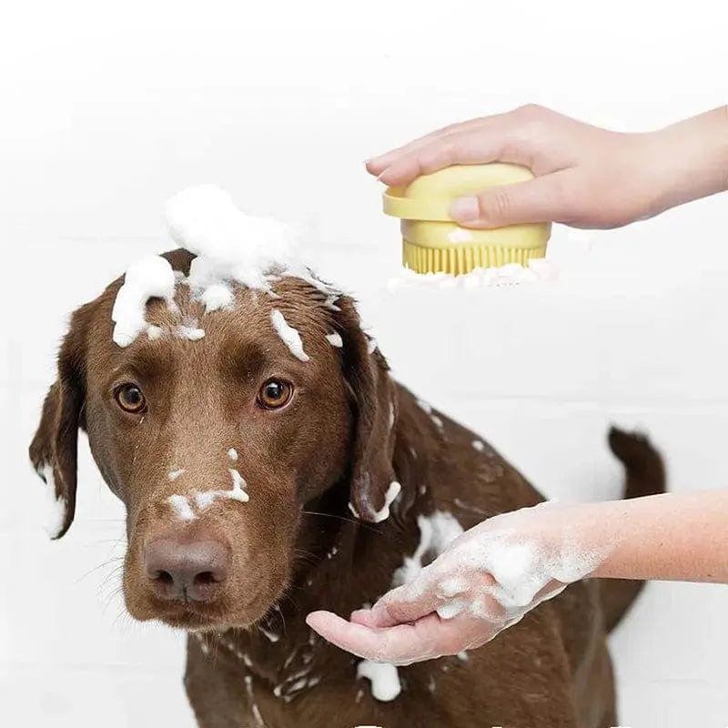 Essentialshouses Dog Bath Massage Soft Brush