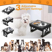 Essentialshouses Dog Double Elevated Stand Bowl